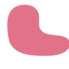 Blob Shape Abstract Button