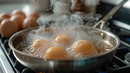 Poaching: Utilizing a simmering liquid to gently cook food, preserving its delicate texture and flavor. Often used for eggs, fish, and fruits.
