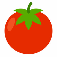 Tomato icon vector art Illustration 