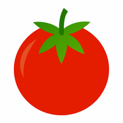 Tomato icon vector art Illustration 