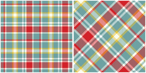 Tartan Plaid Seamless Pattern. Gingham Patterns. Traditional Scottish Woven Fabric. Lumberjack Shirt Flannel Textile. Pattern Tile Swatch Included.