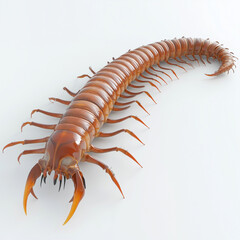 Fototapeta premium Colorful Centipede Illustration for Children Learning