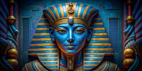 Obraz premium The Artistic Heritage of Pharaohs in Museum Collections