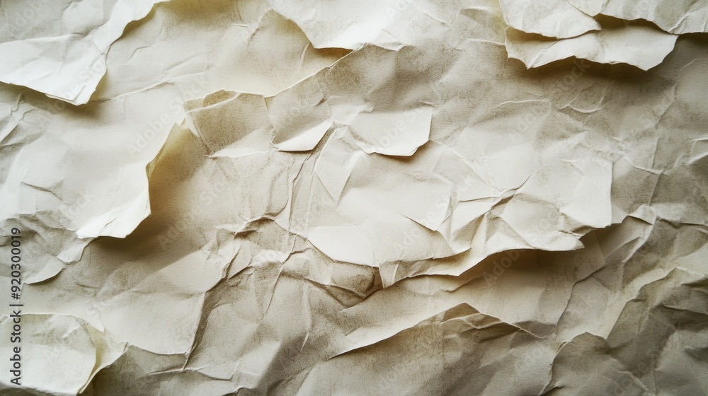 Poster raw texture of paper background for crafting and design generative ai