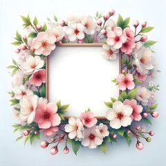 framework for photo or congratulation