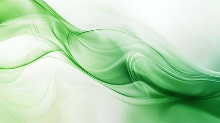 Abstract Green and White Background for Design and Decoration Generative AI