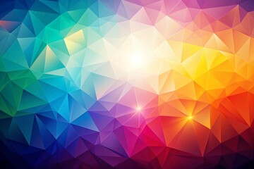 Obraz premium A colorful background with a sun in the center