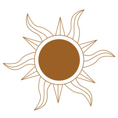 Minimalist Sun Element