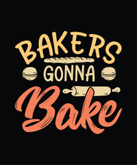 Baking T-shirt Design