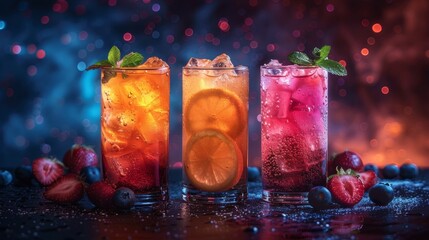 Cosmic Mocktail Mixology Class with Alcohol Free Drinks in Space Inspired Setting