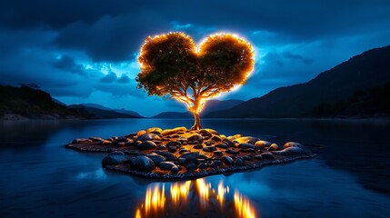 Unconditional love, warm glow of acceptance, 