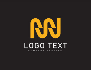 Business corporate abstract typography logo set