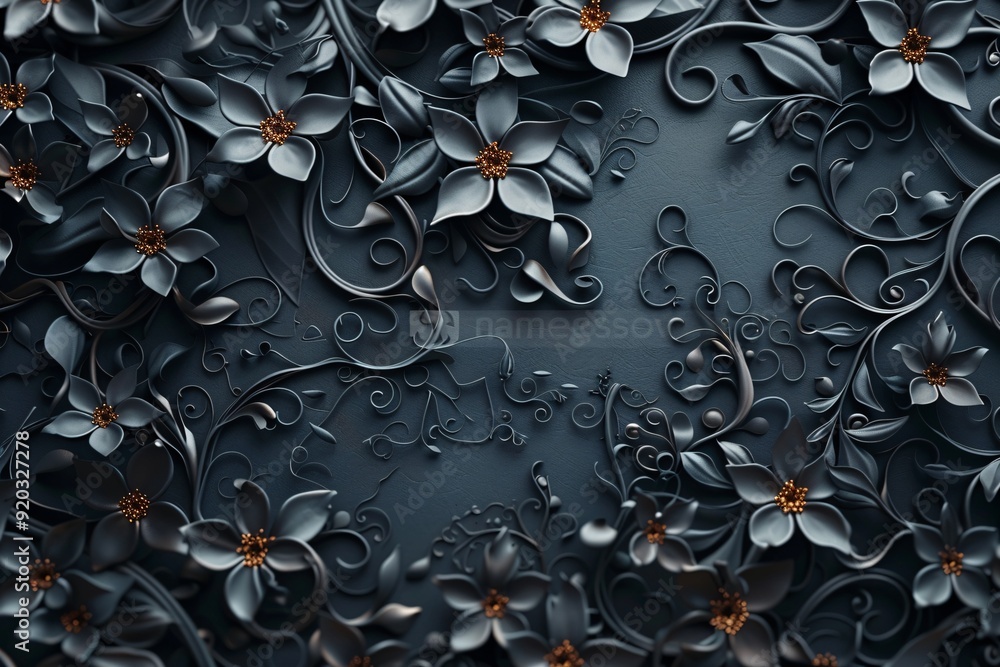 Poster a textured 3d background with intricate patterns and rich colors, offering a visually engaging setti
