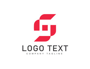 Flat design S letter logo design