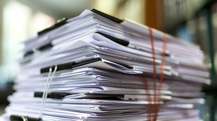 Heap of Business Documents and Papers
