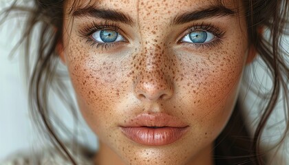 close up portrait of a woman