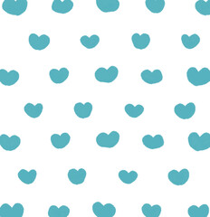 ハート柄の手描きの背景画像イラスト9