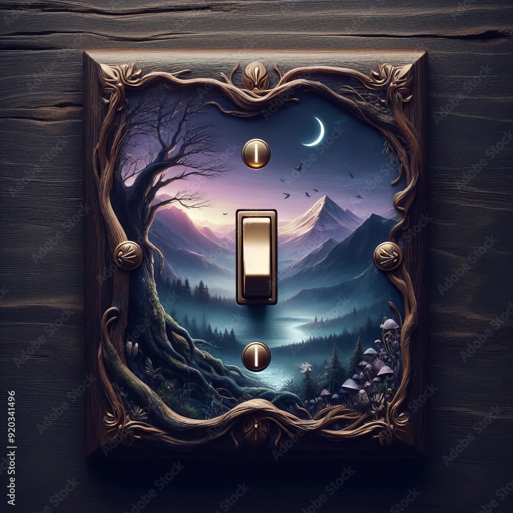 Poster twilight switch a switch that transitions seamlessly from light