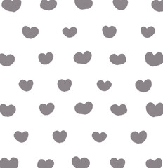 ハート柄の手描きの背景画像イラスト14