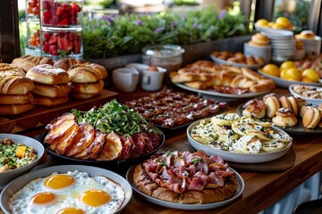 Obraz premium food, meal, dinner, table, salad, dish, plate, lunch, cuisine, restaurant, fish, vegetable, gourmet, meat, appetizer, healthy, white, delicious, seafood, buffet, party, bowl, catering, fresh, rice 