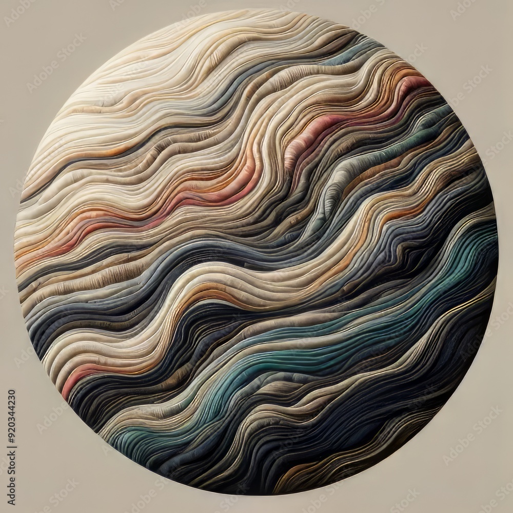 Poster variegated linen surface a textured surface with irregular color