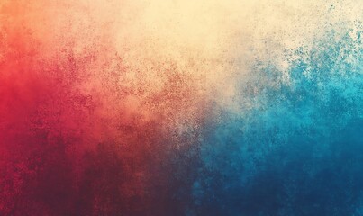 Grunge blue, peach ,orange and red background. Watercolor background