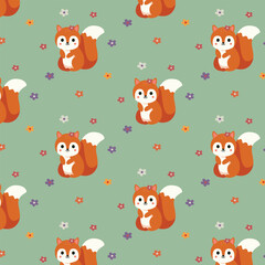 Cute squirrel pattern 