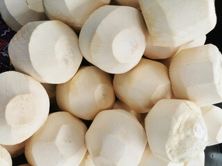 young coconuts ready to drink