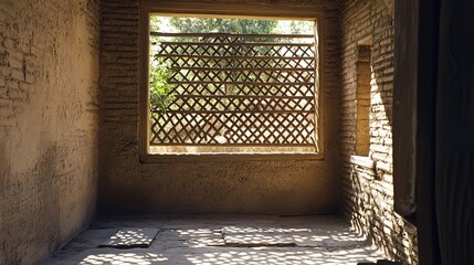 Ancient Babylon: Vizier's Private Room with Wicker Lattice Window