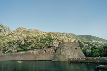 Kotor, Montenegro - may 2 2024 Kotor City Walls, Fortresses and Fortifications of Kotor, Montenegro