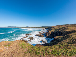 Look at me now Headland Walk offers stunning ocean views, rugged coastline, and serene sunrise scenes along Coffs Harbour's coast, NSW, East Coast Australia