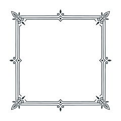frame ornament template vector element