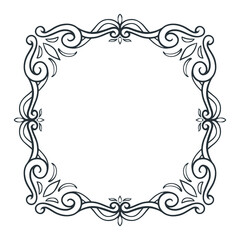 frame ornament template vector element