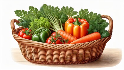 vegetables in a basket