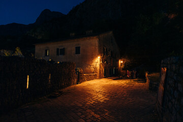 Kotor, Montenegro - may 2 2024 Kotor City Walls, Fortresses and Fortifications of Kotor, Montenegro