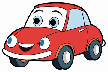 car cartoon vector illustration