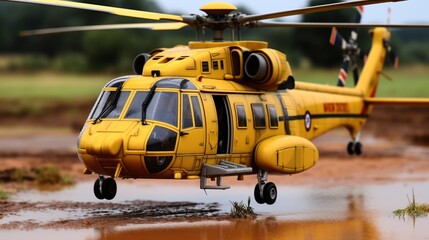 Obraz premium helicopter in action