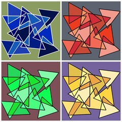 set of envelopes with mail