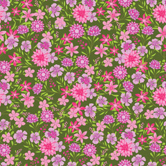 Fototapeta premium Abstract Seamless Floral Pattern Garments Pattern Clothing Pattern