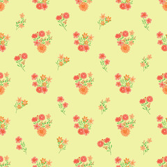 Abstract Seamless Floral Pattern Garments Pattern Clothing Pattern