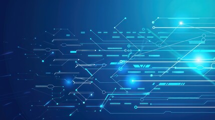 Obraz premium Abstract Futuristic Technology Background