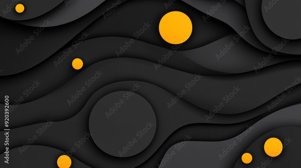 Poster a sleek and playful black dots background, perfect for adding a modern touch to any design project.