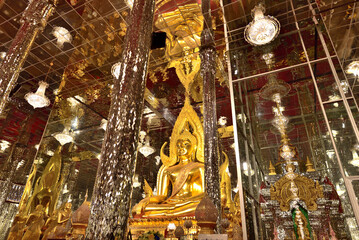 Wat Chantaram or Wat Tha Sung is the most famous landmark in Uthai Thani, Thailand 