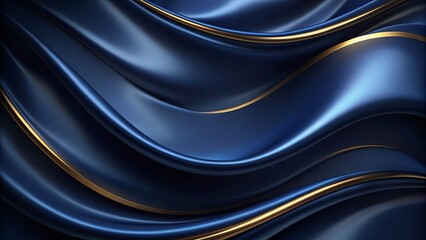 Obraz premium Mysterious dark navy background with subtle gradient effect, evoking a sense of sophistication and luxury, perfect for dramatic product showcases or corporate branding.