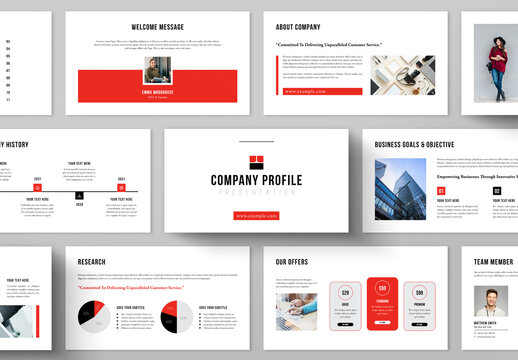 Company Profile Presentation Layout