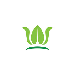 green leaf logo