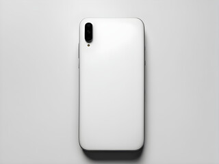 Phone white gray with background white