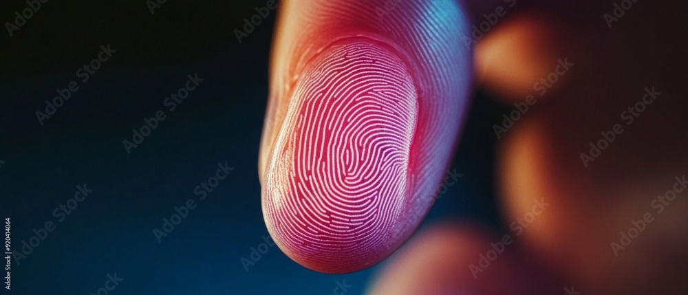 Poster fingerprint scanner for enhanced transaction security and cybersecurity