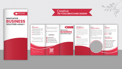 Business Trifold Brochure design