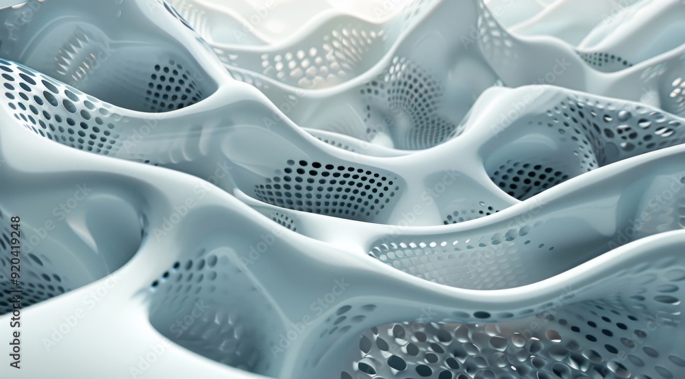 Poster this captivating abstract artwork features a vibrant 3d mesh composed of intricate patterns and soft